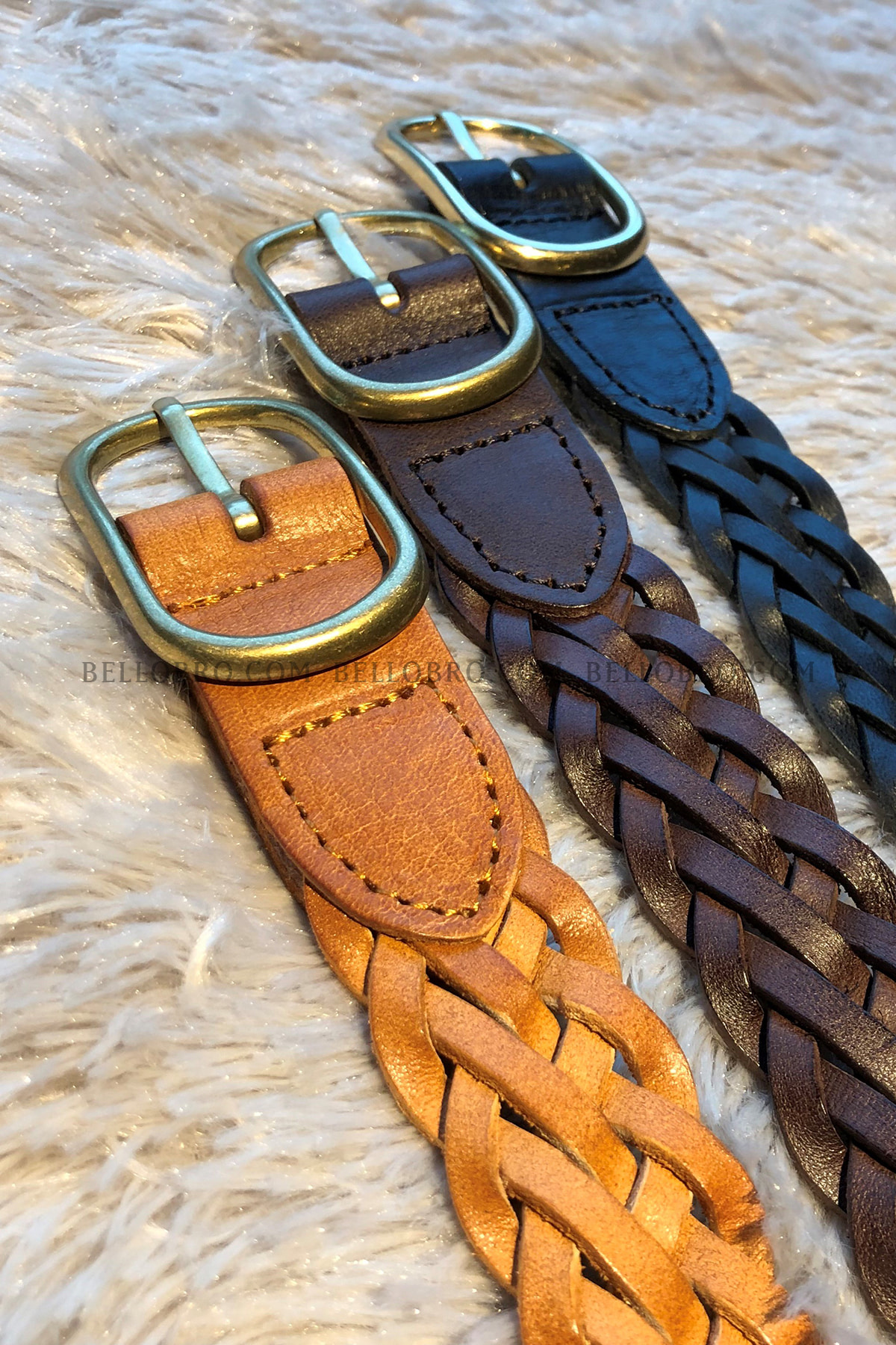 Classic 25 leather belt / 3color